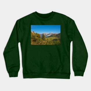 Italian Alps Near Sauris Crewneck Sweatshirt